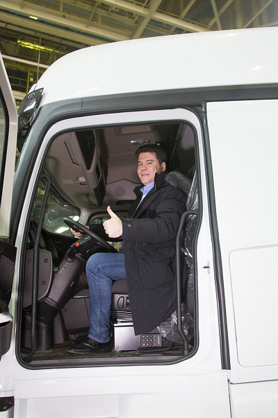 Денис Мацуев протестировал новый КАМАЗ 